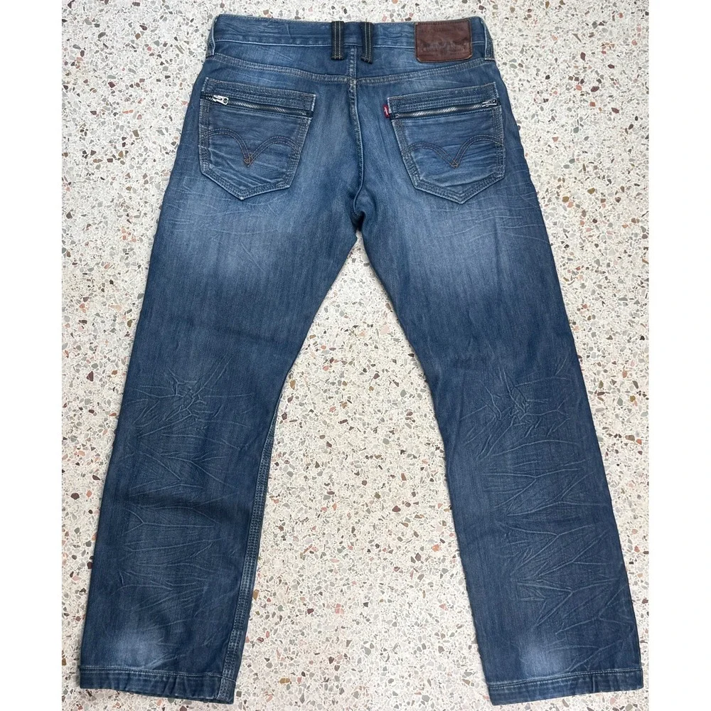 Levi's 514 Slim Straight Mens 8 Pocket Design Straigh Leg Denim Jeans Size 33x30